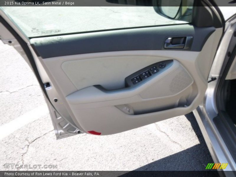 Satin Metal / Beige 2015 Kia Optima LX