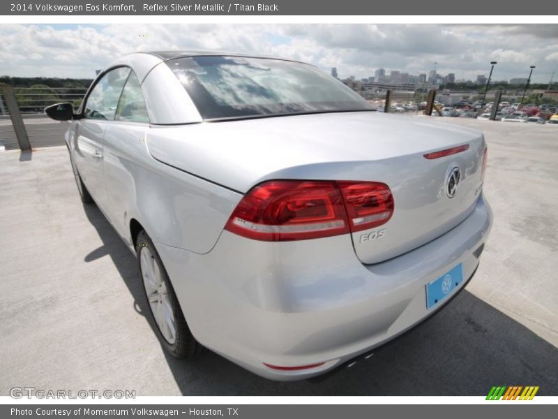 Reflex Silver Metallic / Titan Black 2014 Volkswagen Eos Komfort