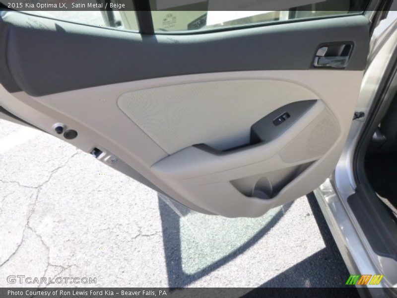 Satin Metal / Beige 2015 Kia Optima LX