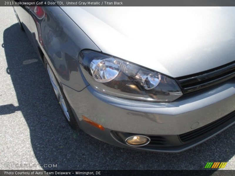 United Gray Metallic / Titan Black 2013 Volkswagen Golf 4 Door TDI