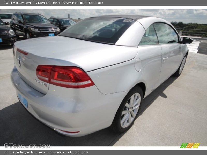 Reflex Silver Metallic / Titan Black 2014 Volkswagen Eos Komfort