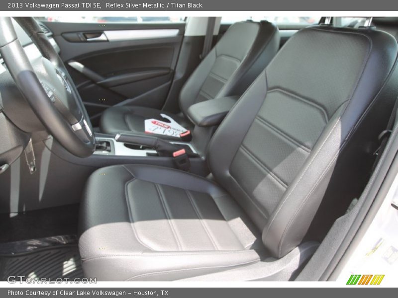 Reflex Silver Metallic / Titan Black 2013 Volkswagen Passat TDI SE