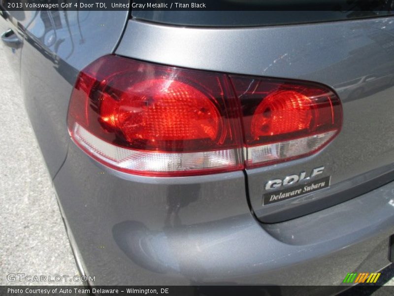 United Gray Metallic / Titan Black 2013 Volkswagen Golf 4 Door TDI