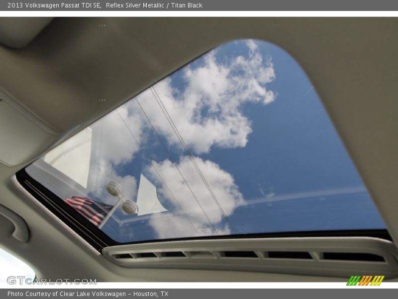 Reflex Silver Metallic / Titan Black 2013 Volkswagen Passat TDI SE