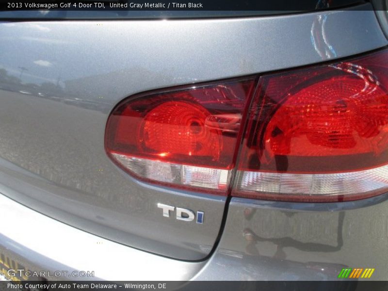 United Gray Metallic / Titan Black 2013 Volkswagen Golf 4 Door TDI