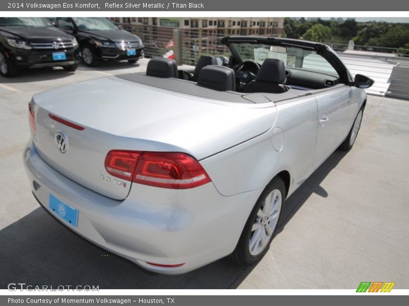 Reflex Silver Metallic / Titan Black 2014 Volkswagen Eos Komfort