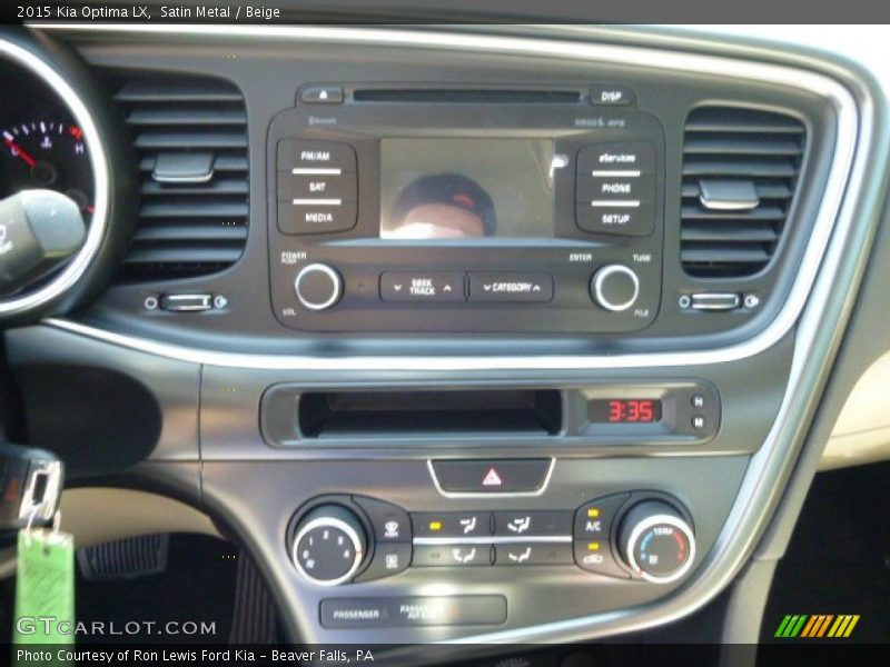 Satin Metal / Beige 2015 Kia Optima LX