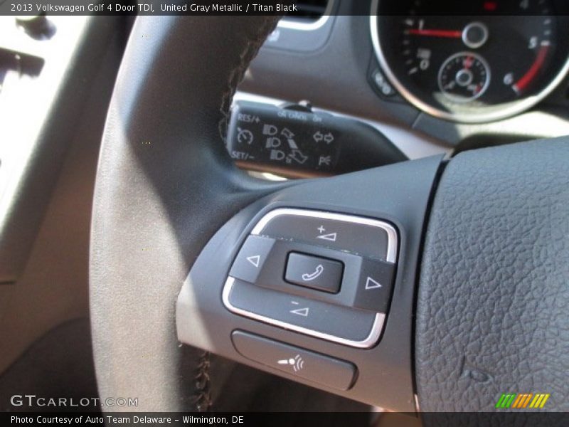 United Gray Metallic / Titan Black 2013 Volkswagen Golf 4 Door TDI