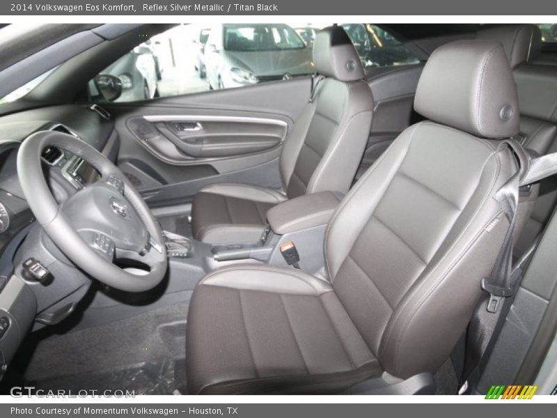 Reflex Silver Metallic / Titan Black 2014 Volkswagen Eos Komfort