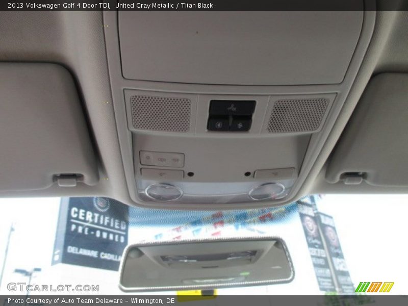United Gray Metallic / Titan Black 2013 Volkswagen Golf 4 Door TDI