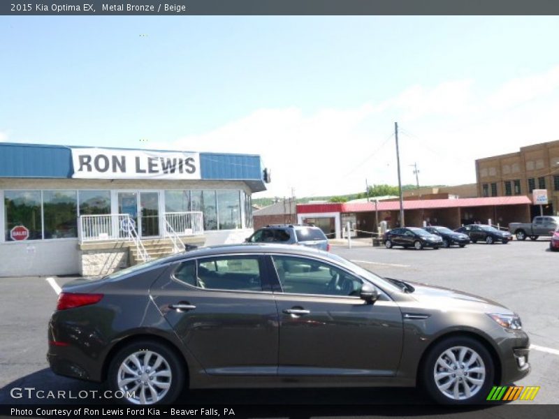 Metal Bronze / Beige 2015 Kia Optima EX