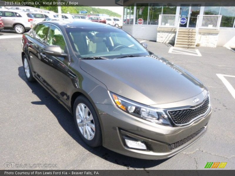 Front 3/4 View of 2015 Optima EX