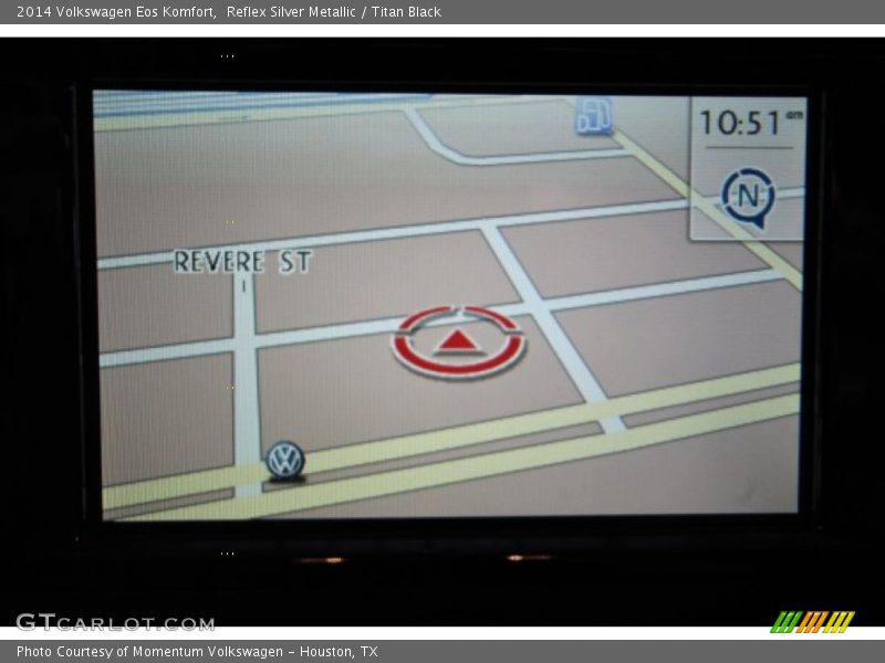 Reflex Silver Metallic / Titan Black 2014 Volkswagen Eos Komfort
