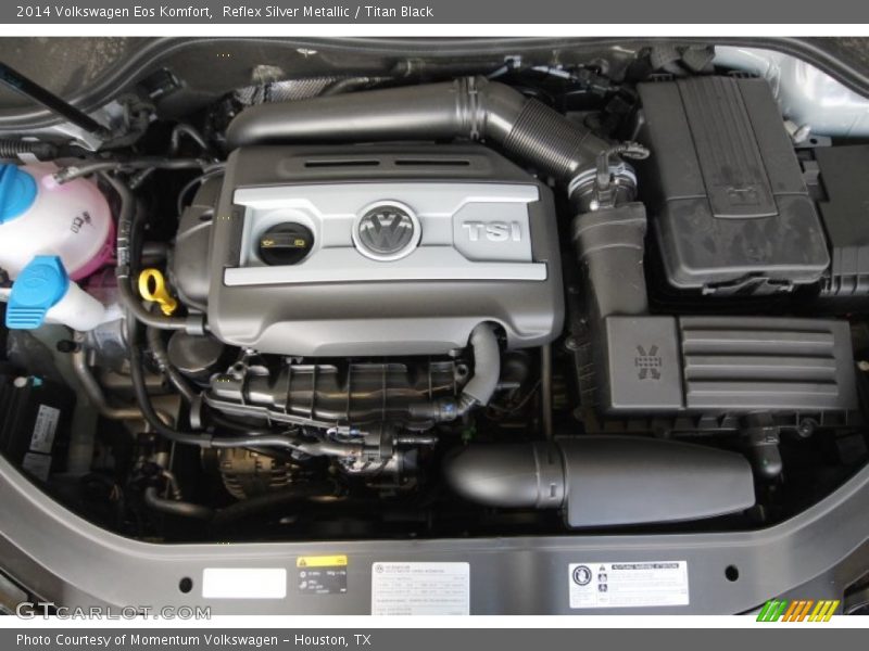 Reflex Silver Metallic / Titan Black 2014 Volkswagen Eos Komfort
