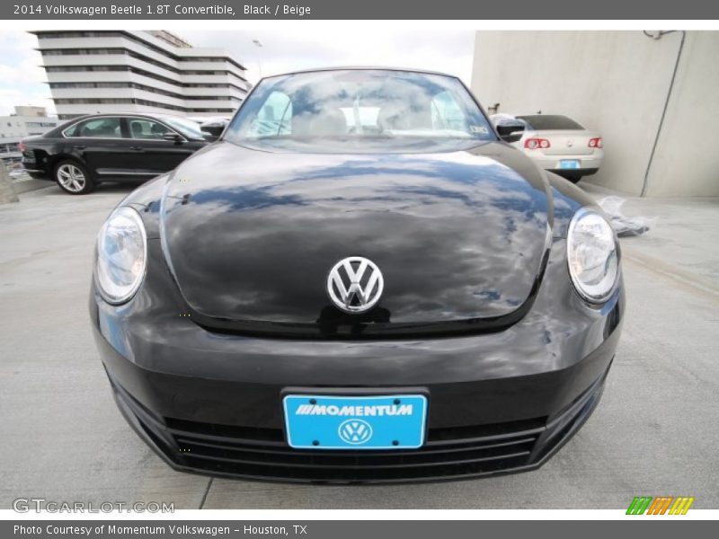 Black / Beige 2014 Volkswagen Beetle 1.8T Convertible