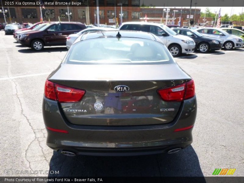 Metal Bronze / Beige 2015 Kia Optima EX