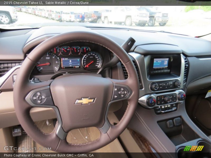 Dashboard of 2015 Tahoe LS