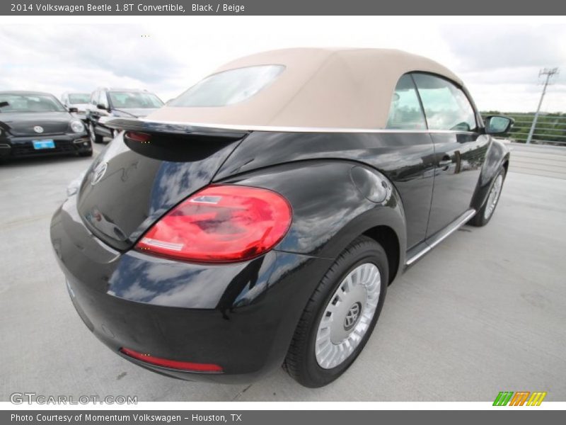 Black / Beige 2014 Volkswagen Beetle 1.8T Convertible