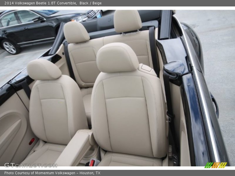 Black / Beige 2014 Volkswagen Beetle 1.8T Convertible