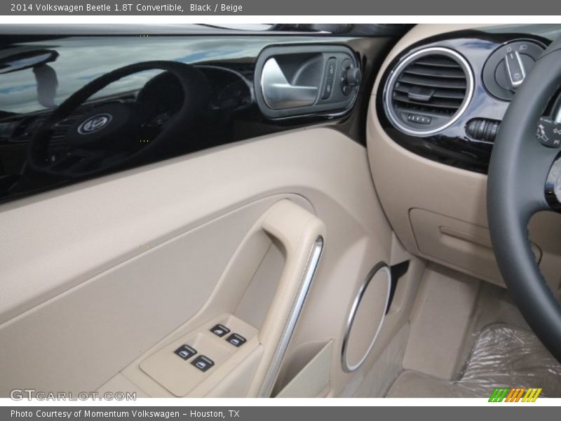 Black / Beige 2014 Volkswagen Beetle 1.8T Convertible
