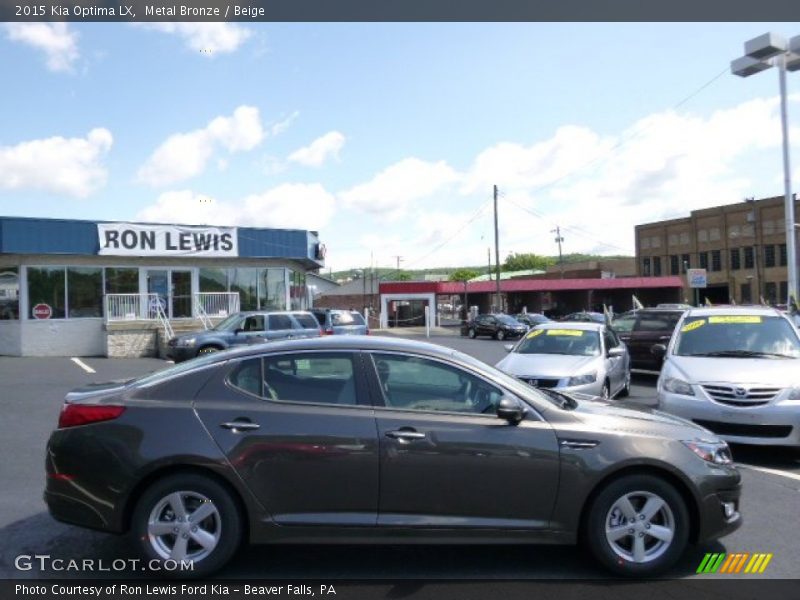 Metal Bronze / Beige 2015 Kia Optima LX