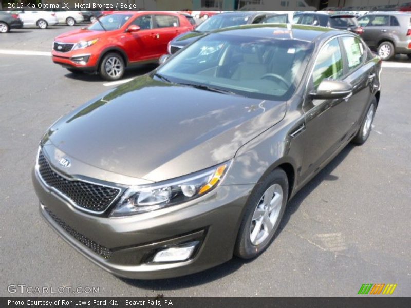 Metal Bronze / Beige 2015 Kia Optima LX