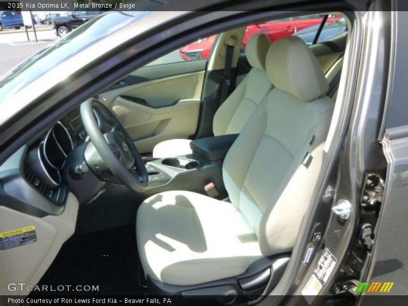 Metal Bronze / Beige 2015 Kia Optima LX