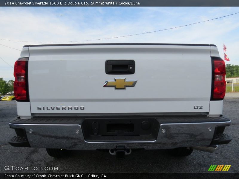 Summit White / Cocoa/Dune 2014 Chevrolet Silverado 1500 LTZ Double Cab