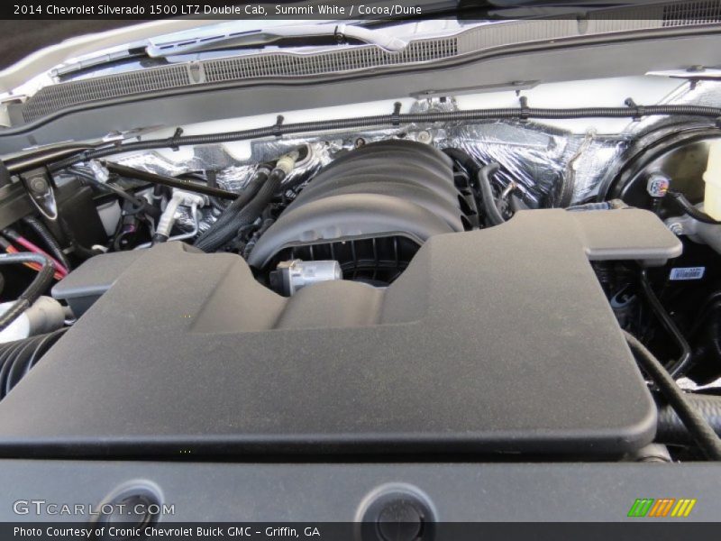 Summit White / Cocoa/Dune 2014 Chevrolet Silverado 1500 LTZ Double Cab