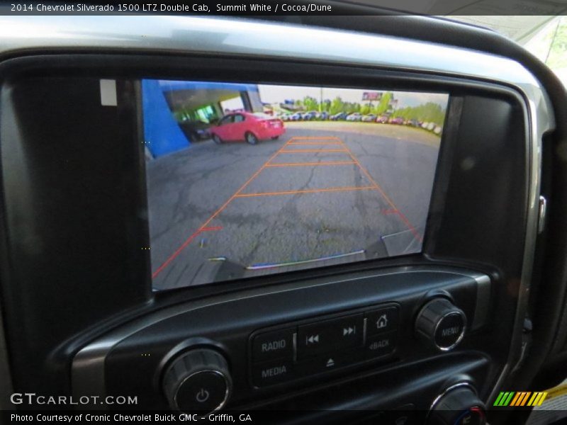 Summit White / Cocoa/Dune 2014 Chevrolet Silverado 1500 LTZ Double Cab