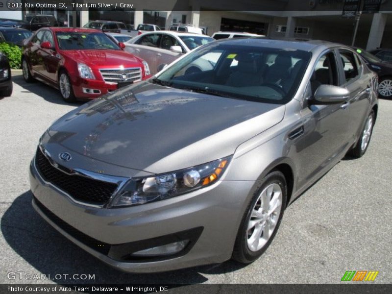 Titanium Silver / Gray 2012 Kia Optima EX