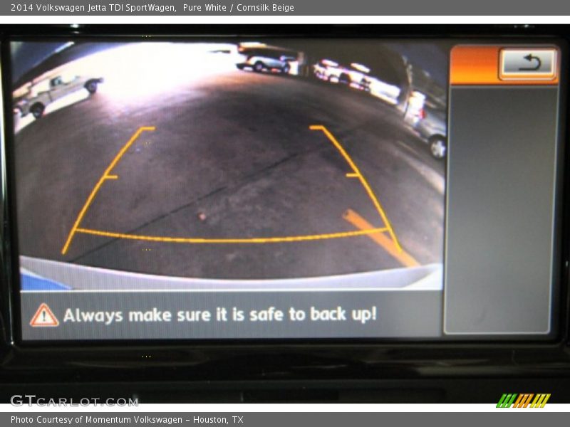 Pure White / Cornsilk Beige 2014 Volkswagen Jetta TDI SportWagen