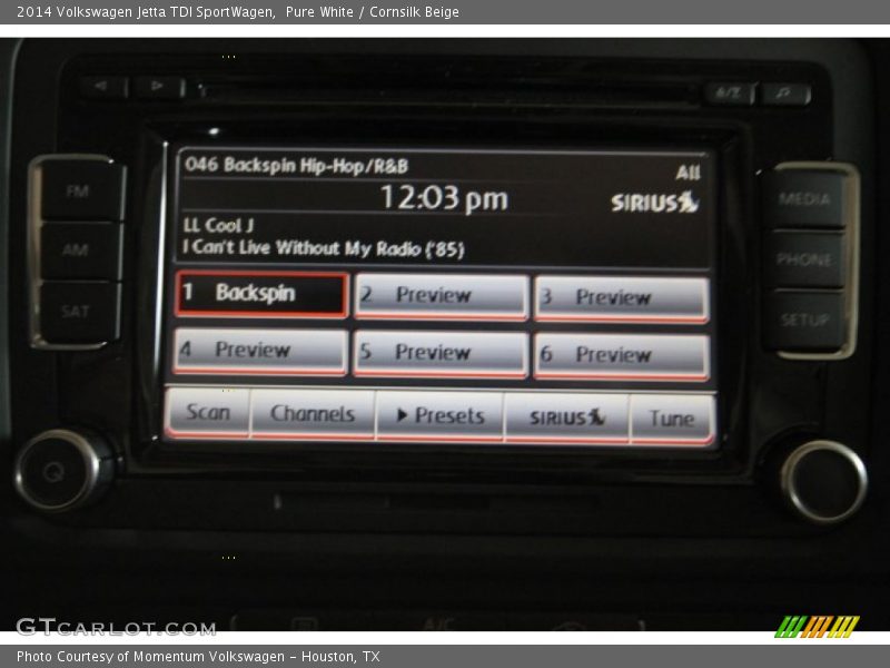 Pure White / Cornsilk Beige 2014 Volkswagen Jetta TDI SportWagen