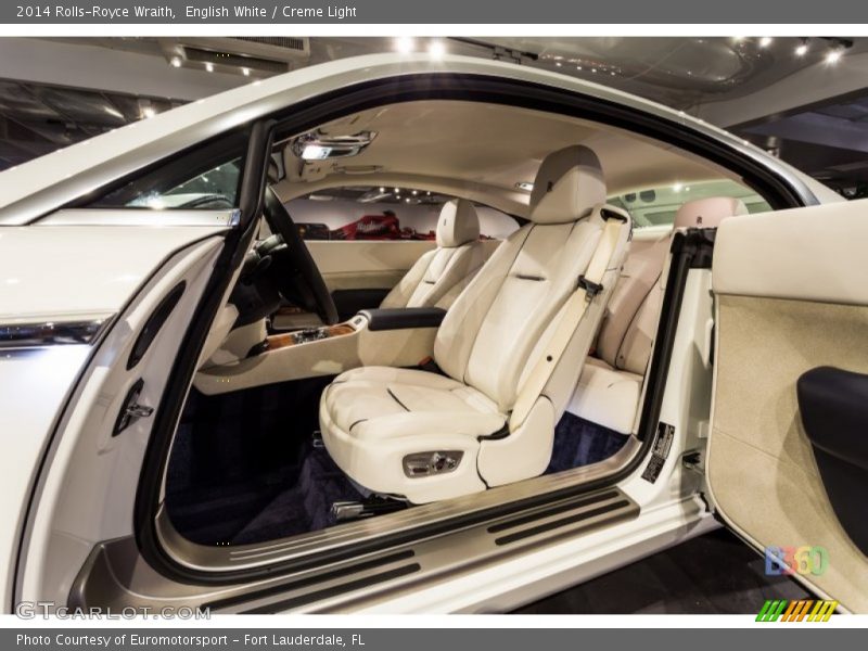 Front Seat of 2014 Wraith 