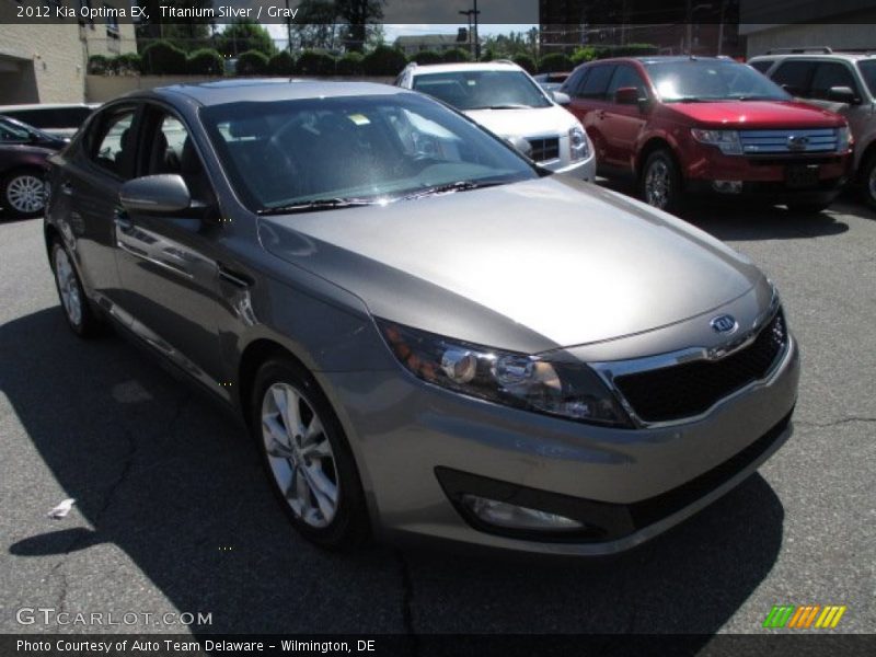 Titanium Silver / Gray 2012 Kia Optima EX