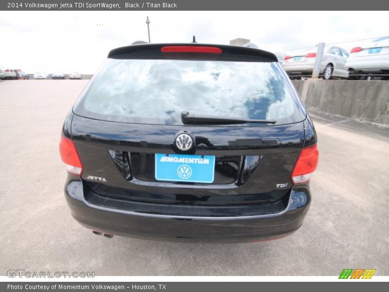 Black / Titan Black 2014 Volkswagen Jetta TDI SportWagen