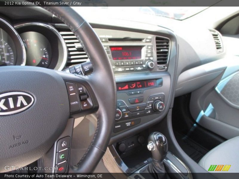 Titanium Silver / Gray 2012 Kia Optima EX