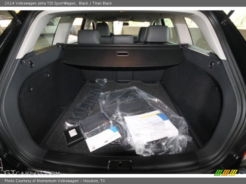 Black / Titan Black 2014 Volkswagen Jetta TDI SportWagen