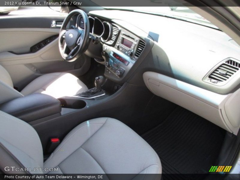 Titanium Silver / Gray 2012 Kia Optima EX