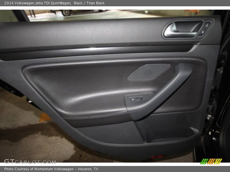 Black / Titan Black 2014 Volkswagen Jetta TDI SportWagen