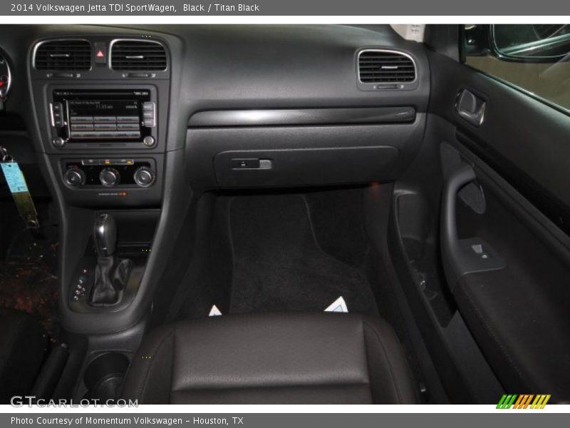 Black / Titan Black 2014 Volkswagen Jetta TDI SportWagen