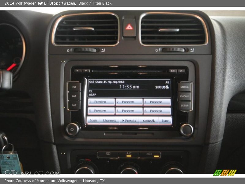 Black / Titan Black 2014 Volkswagen Jetta TDI SportWagen