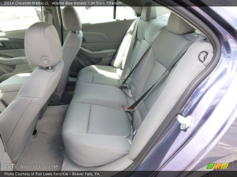 Atlantis Blue Metallic / Jet Black/Titanium 2014 Chevrolet Malibu LS