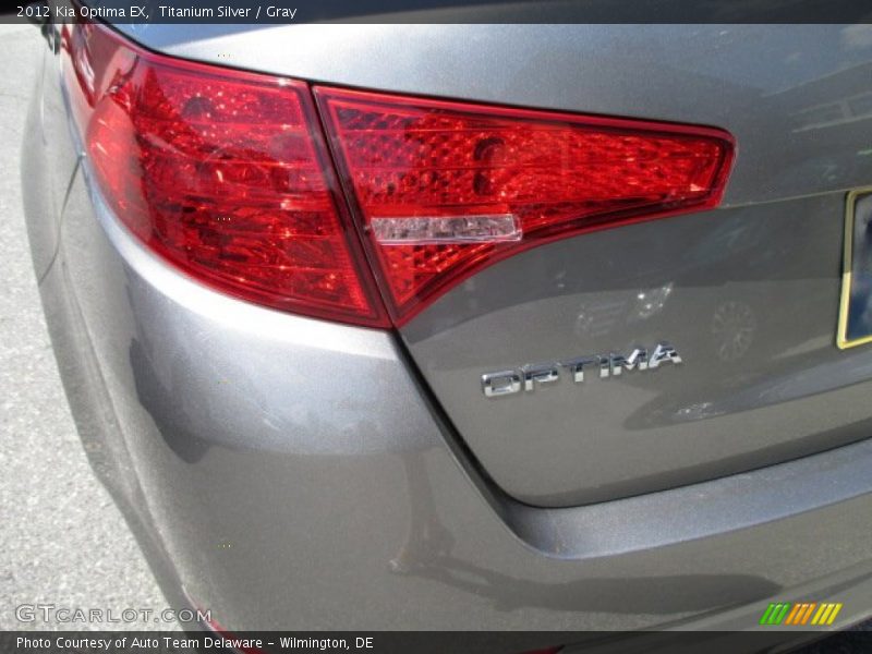 Titanium Silver / Gray 2012 Kia Optima EX