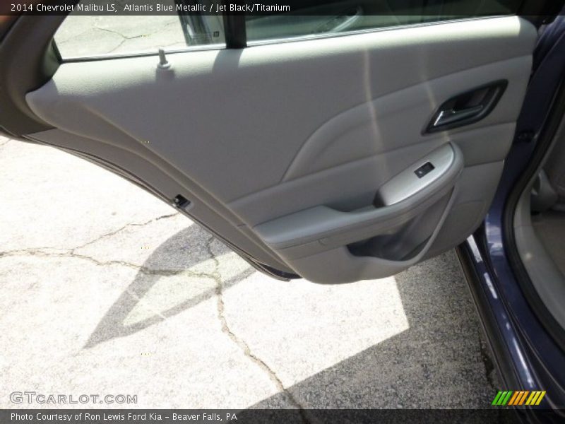 Atlantis Blue Metallic / Jet Black/Titanium 2014 Chevrolet Malibu LS