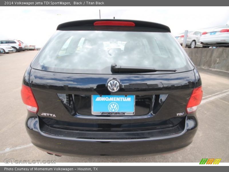 Black / Titan Black 2014 Volkswagen Jetta TDI SportWagen