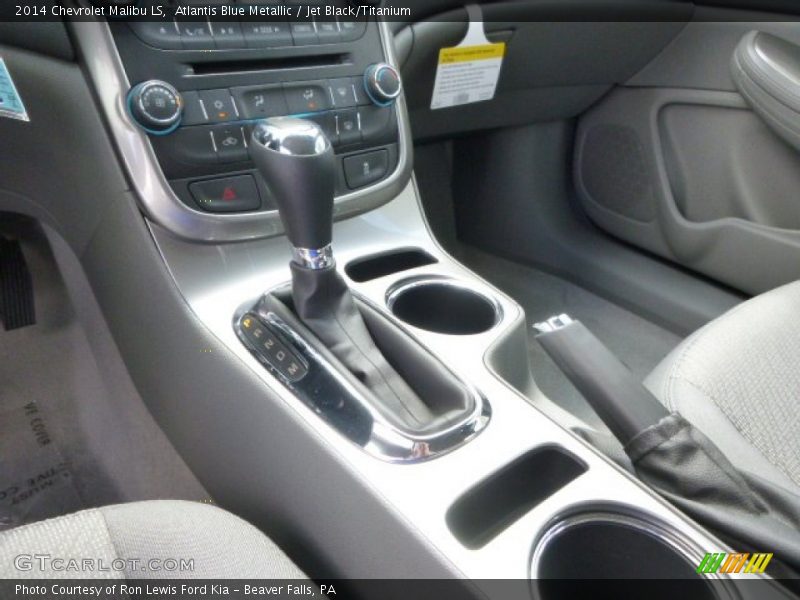 Atlantis Blue Metallic / Jet Black/Titanium 2014 Chevrolet Malibu LS