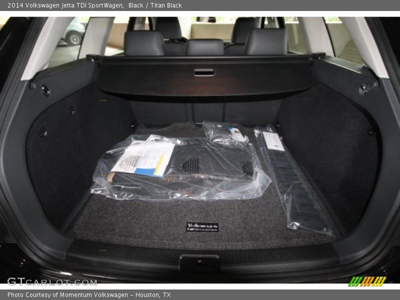 Black / Titan Black 2014 Volkswagen Jetta TDI SportWagen