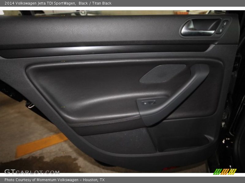 Black / Titan Black 2014 Volkswagen Jetta TDI SportWagen