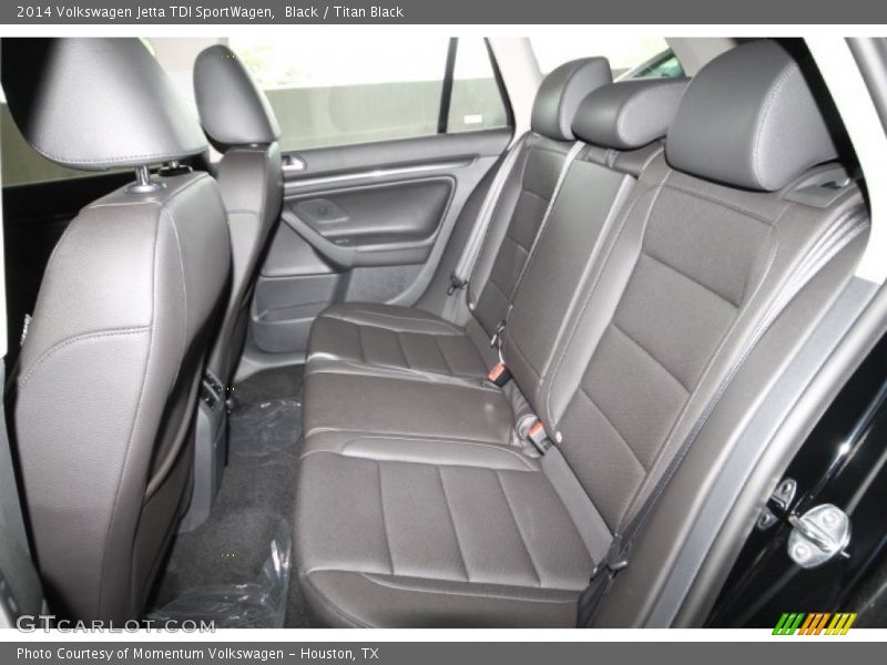 Black / Titan Black 2014 Volkswagen Jetta TDI SportWagen